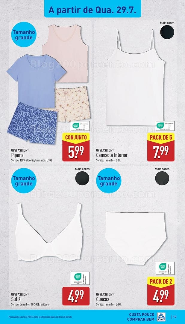 Antevisão Folheto ALDI Bazar Promoções de 29 julho a 2 agosto